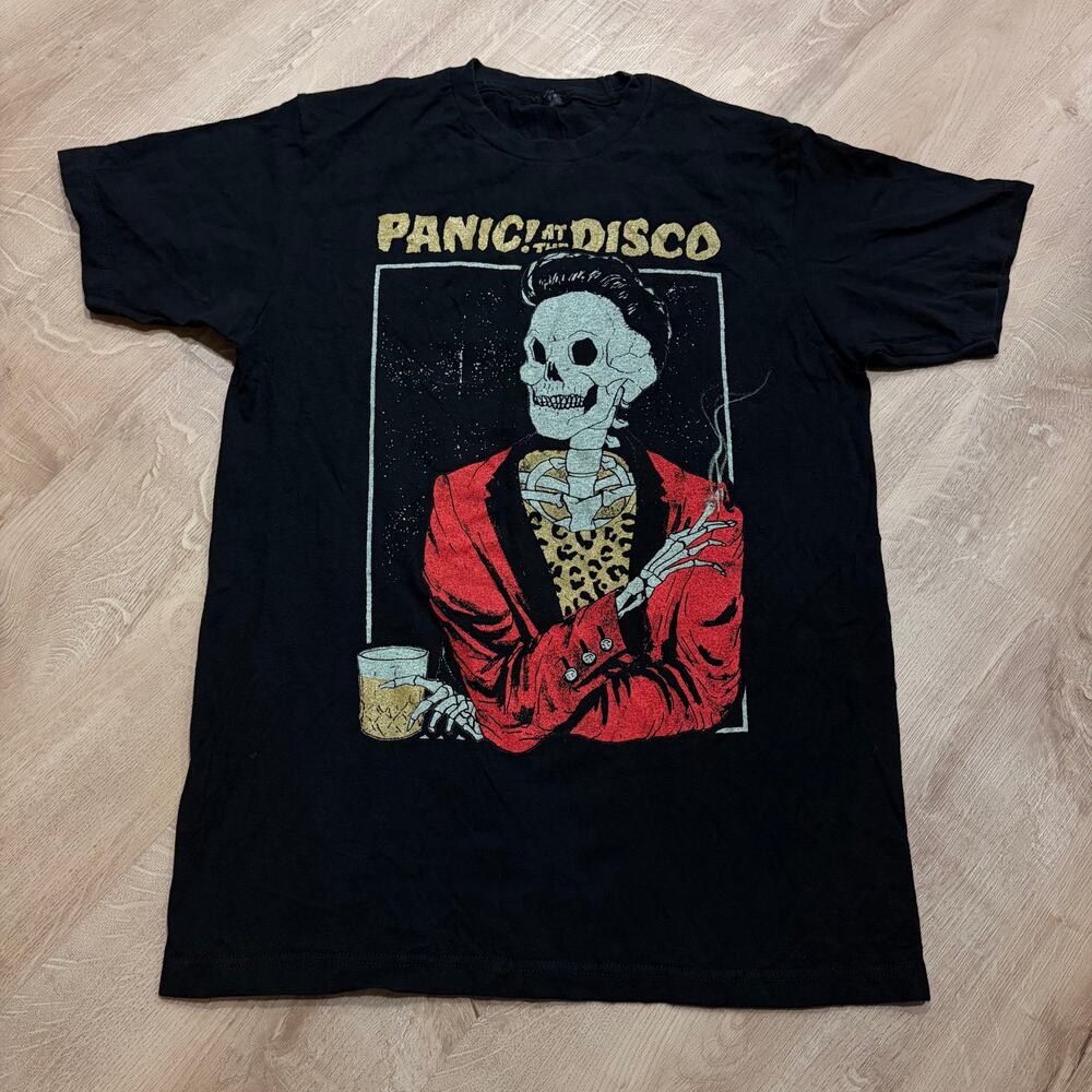 Panic At The Disco 2017 Death Of A Bachelor Tour T-Shirt Men's Medium Black Tee